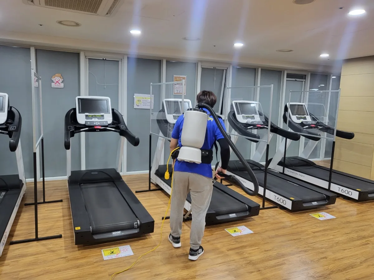 구미시 원평동 헬스장 탕비실 직원 휴게공간 위생청소 사례 - 행진크린
